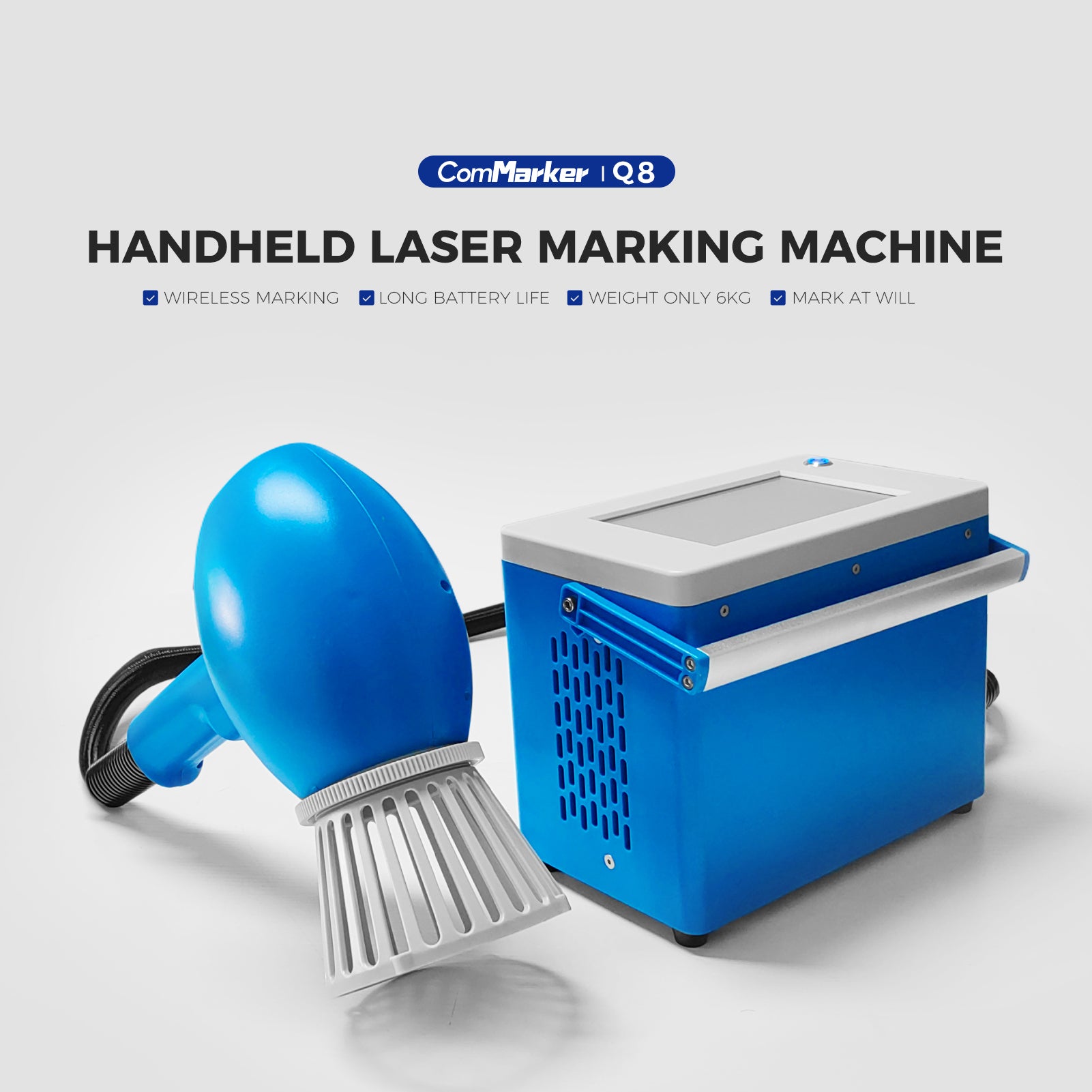 ComMarker Q8 Handheld Fiber Laser Engraver