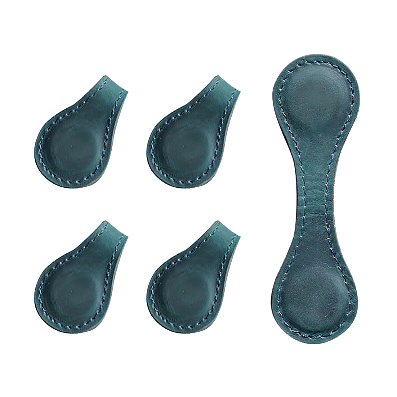 Blue Leather Magnetic Bookmark (5pcs)
