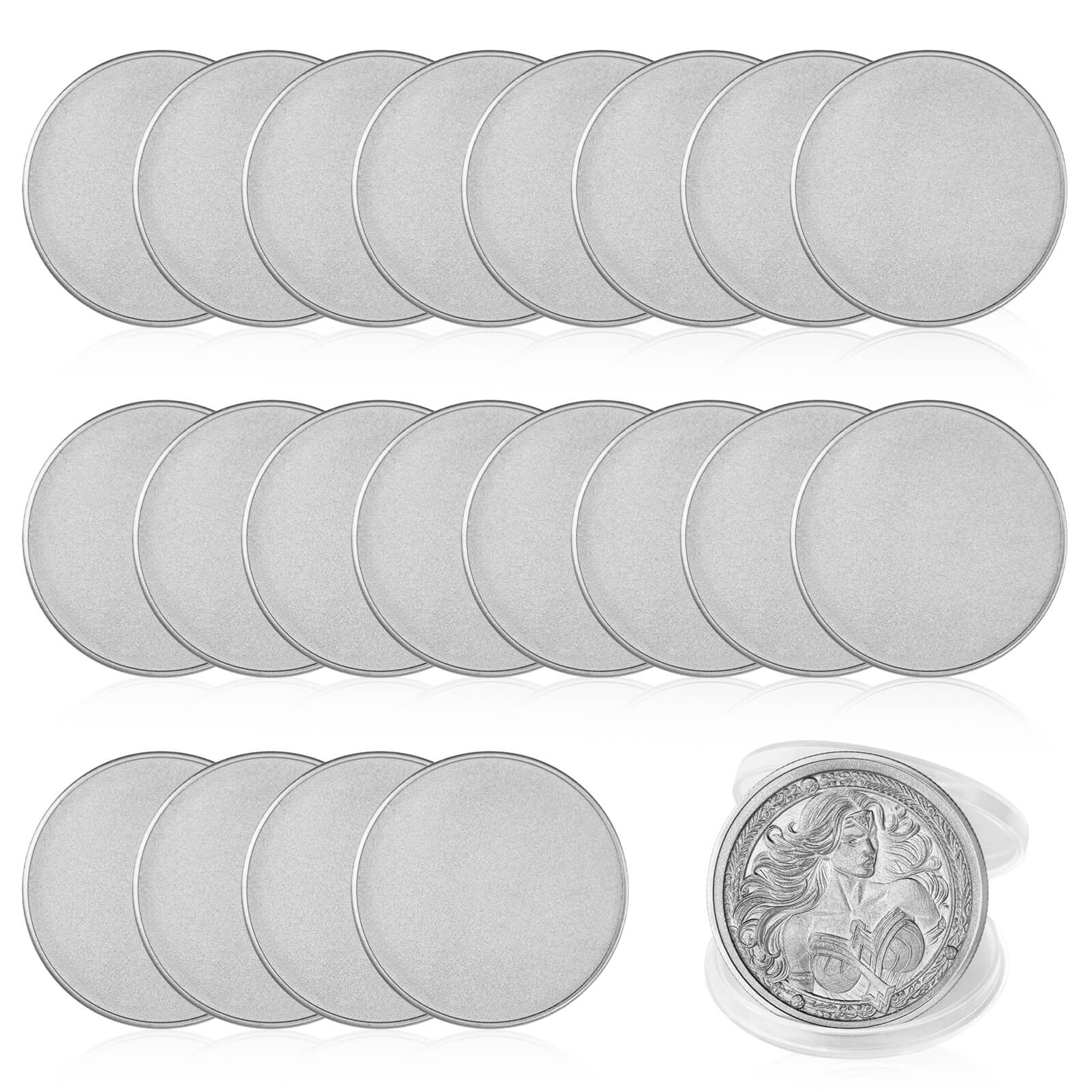 Blank 3mm Metal Coin (20pcs)