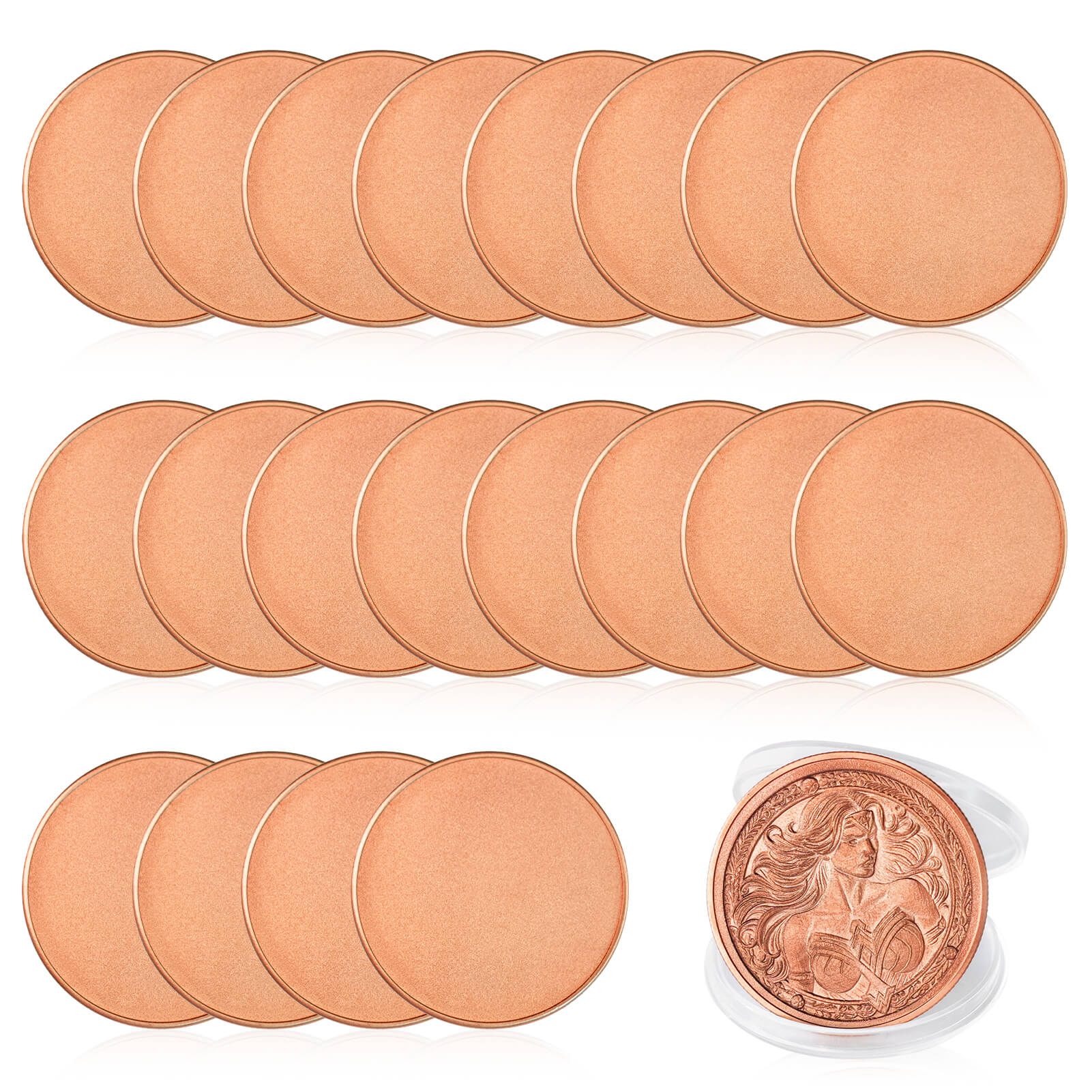 Blank 3mm Metal Coin (20pcs)
