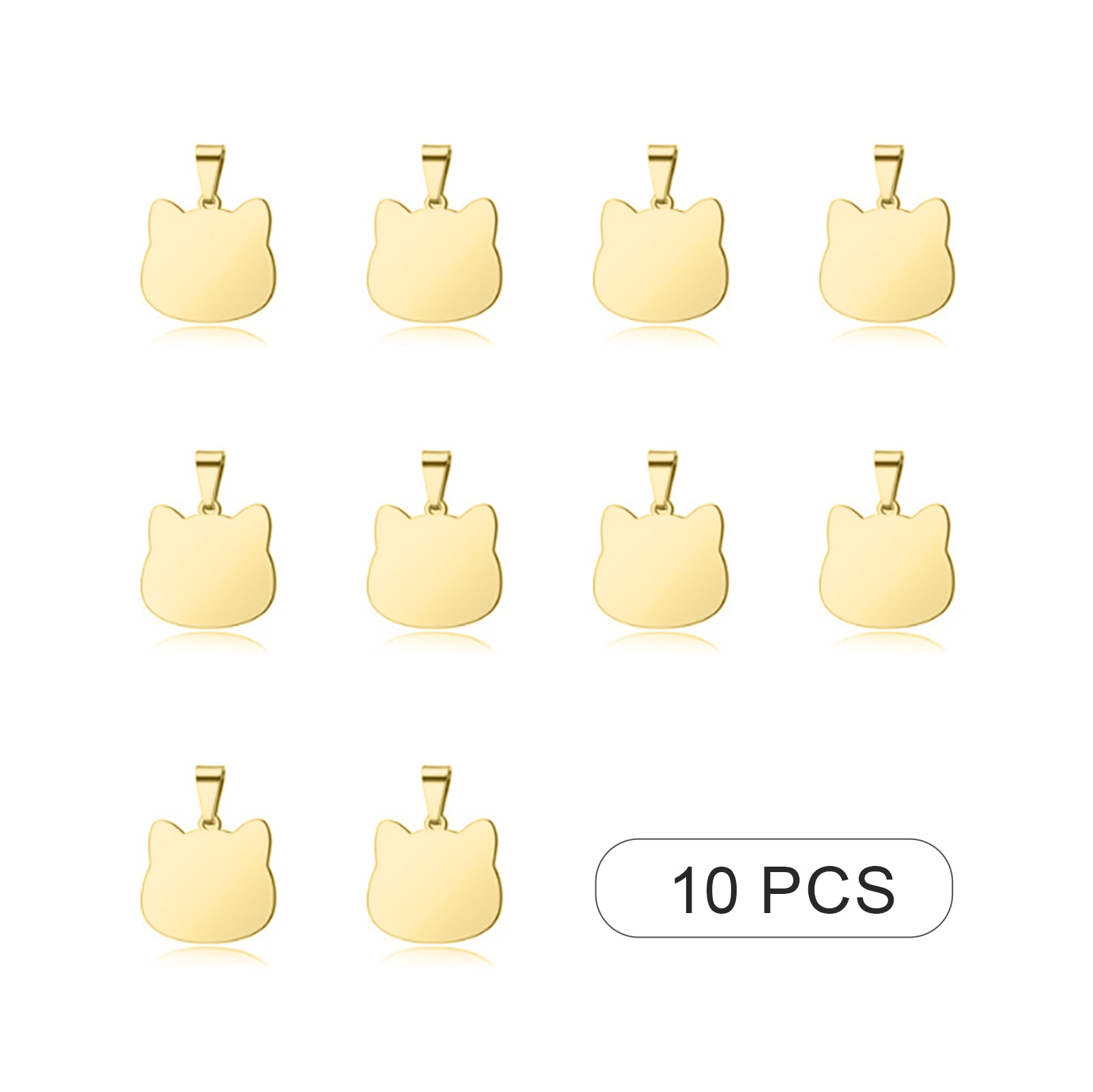 Stainless Steel Pendants (10pcs)