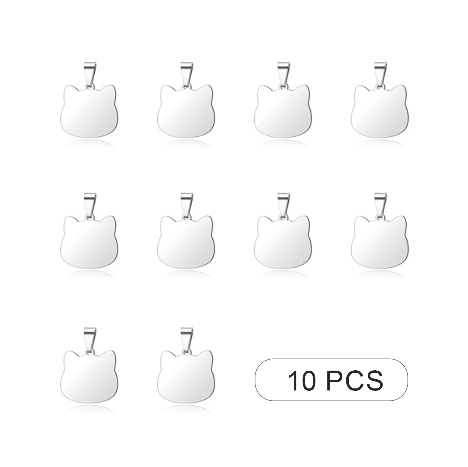 Stainless Steel Pendants (10pcs)