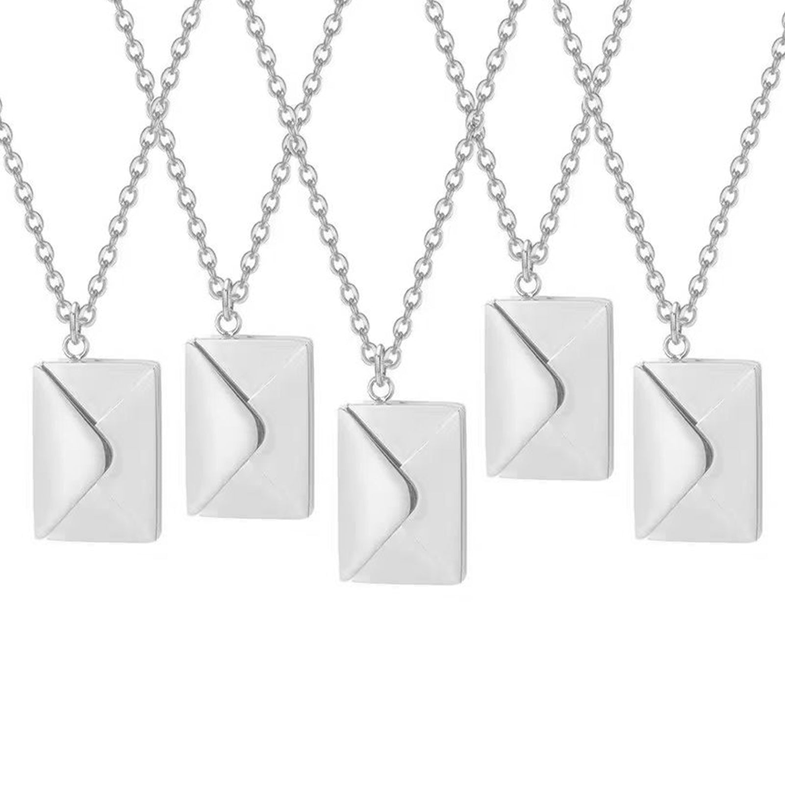 Stainless Steel Envelope Chain (6pcs)