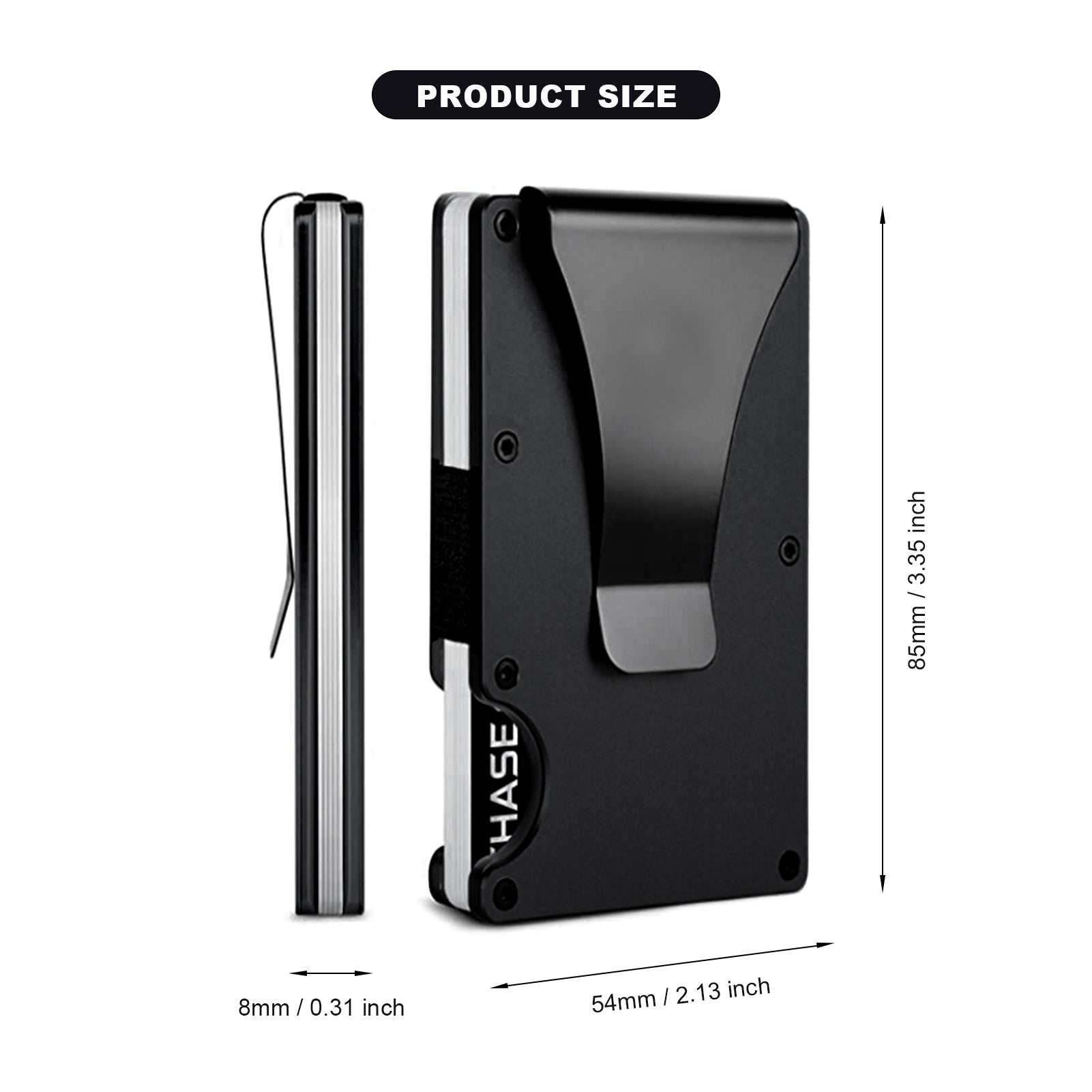 Metal Card Holder with RFID (1pcs)