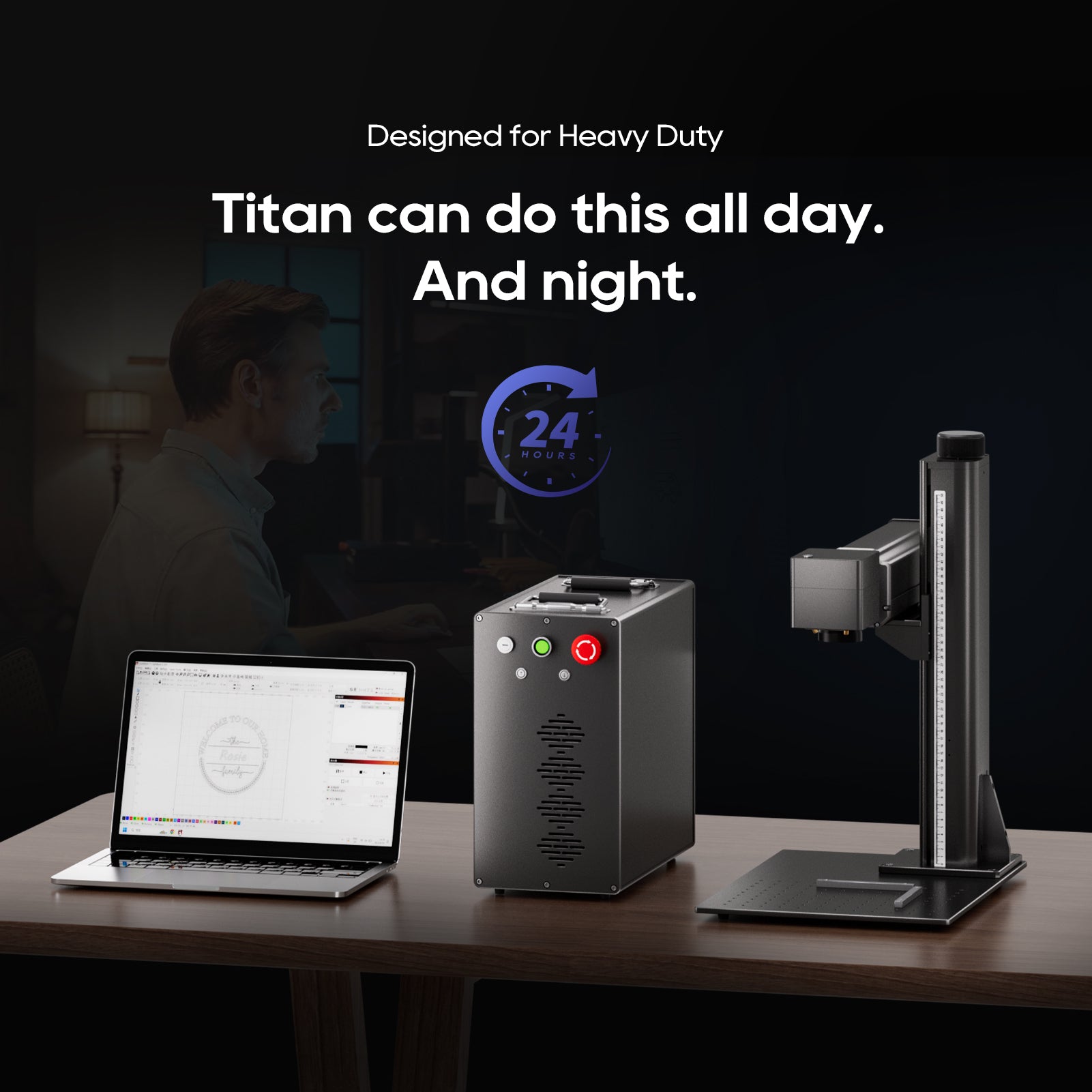 ComMarker Titan 1 JPT MOPA Fiber Laser Engraver