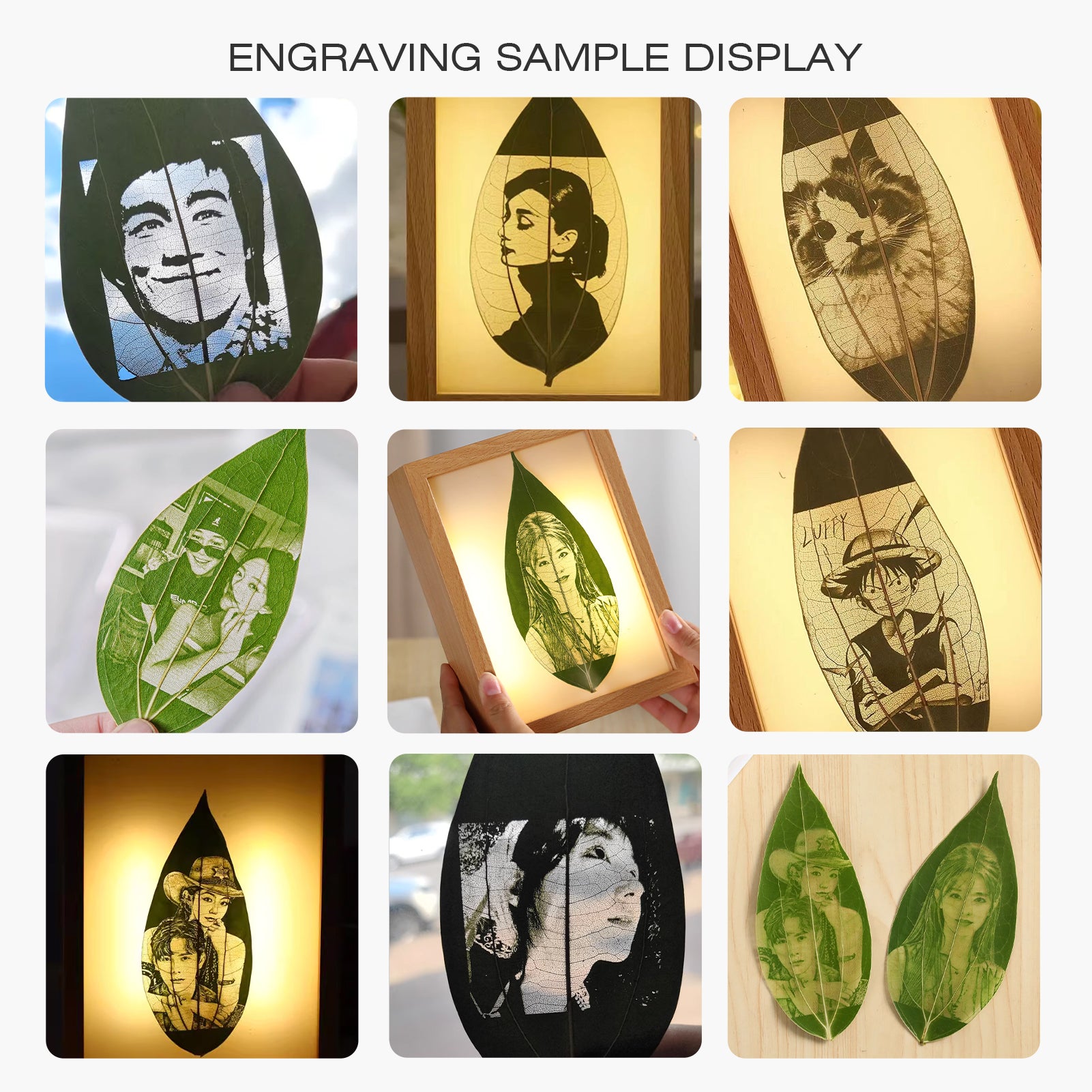 Blank Leaf Engraving Kit (10pcs)