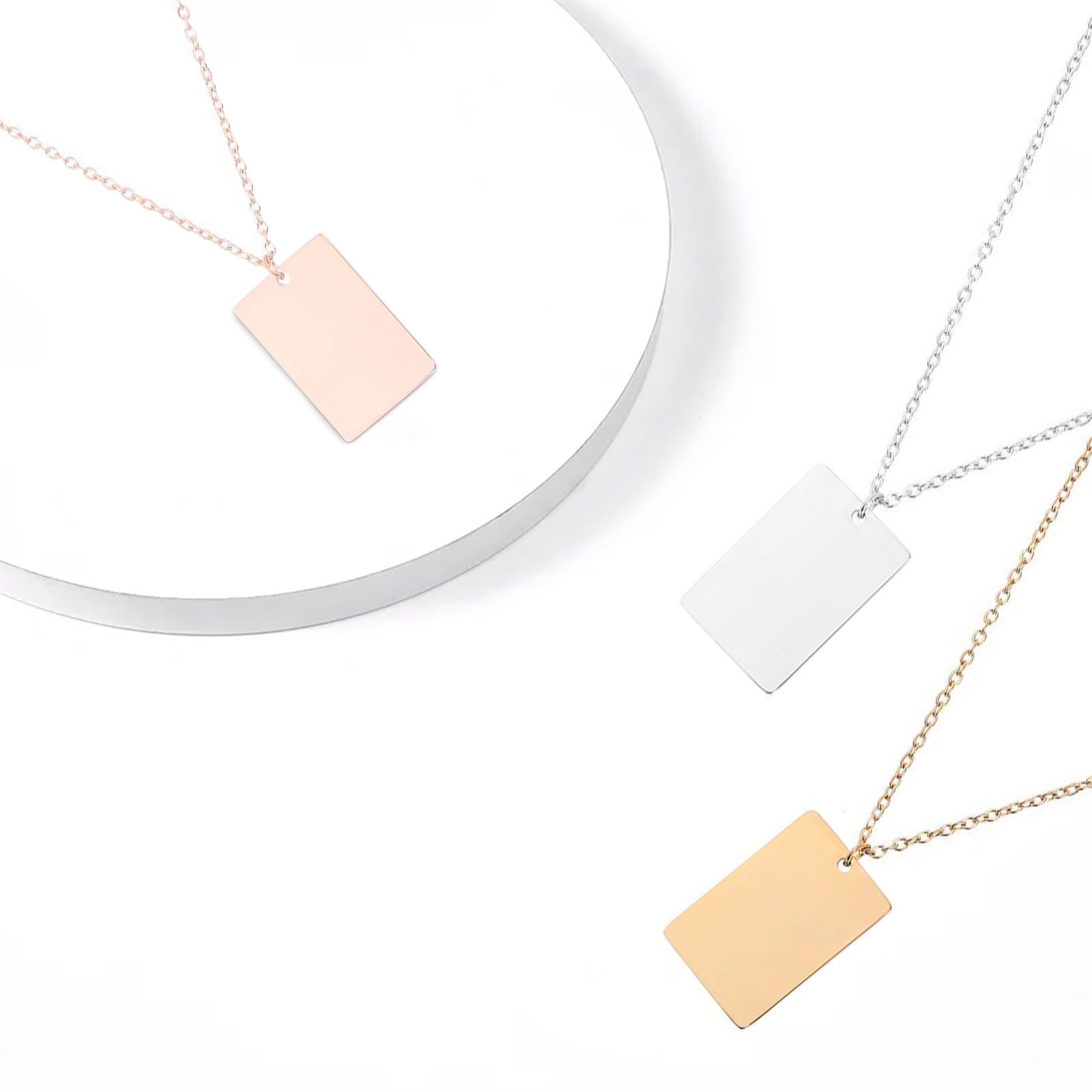 Stainless Steel Envelope Chain (6pcs)
