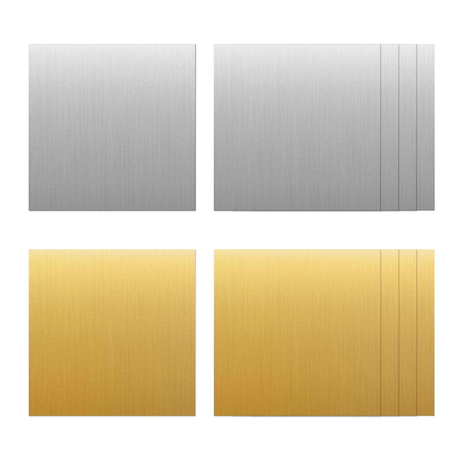 DIY Metal Flat Sheets (5pcs)