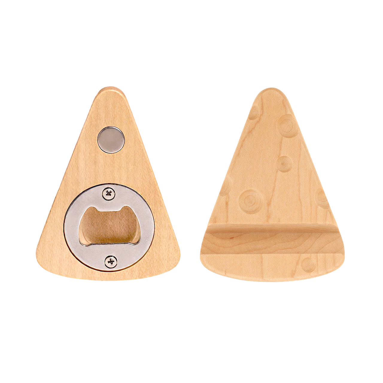 Cheese Shape Wooden Bottle Opener (5pcs)