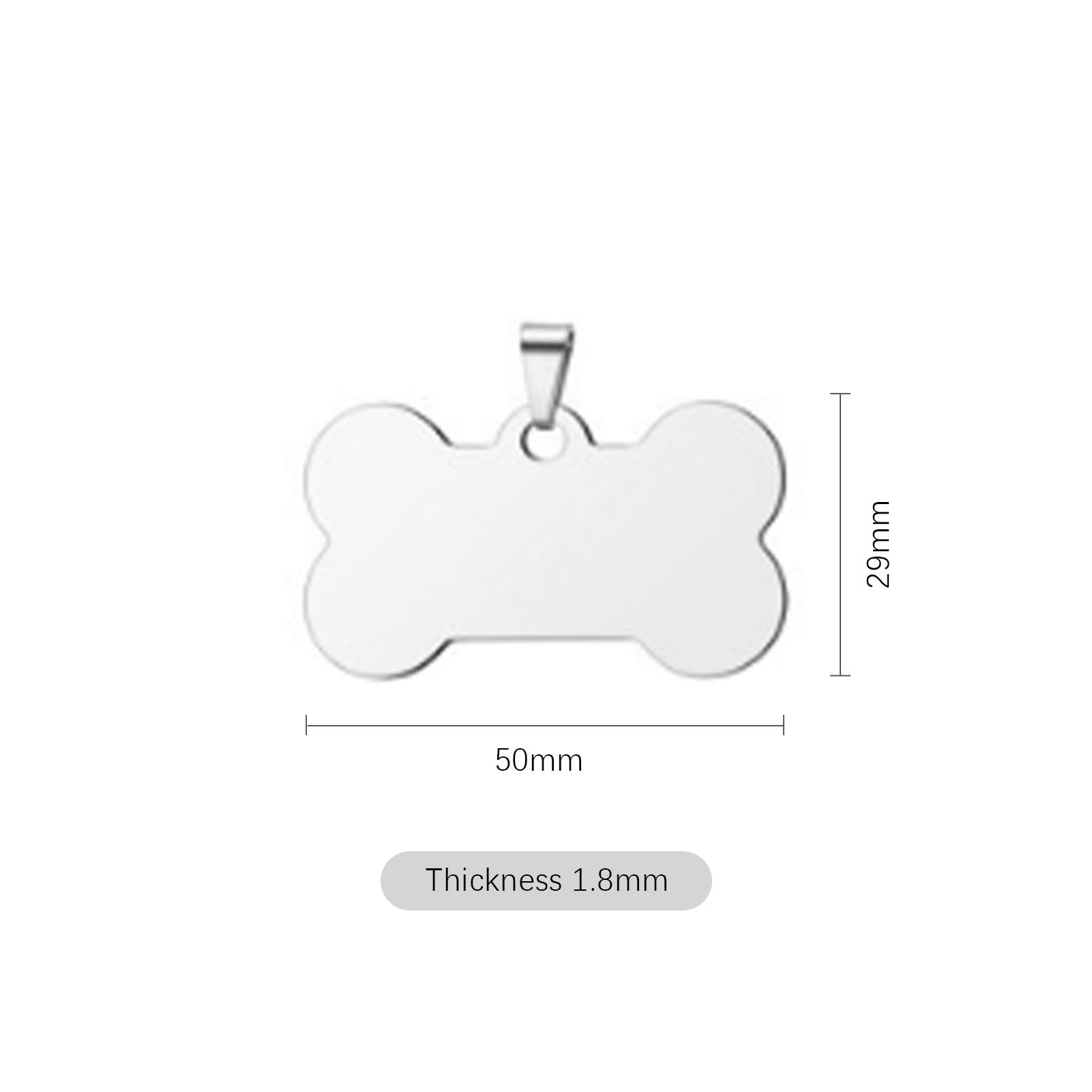 Stainless Steel Pendants (10pcs)