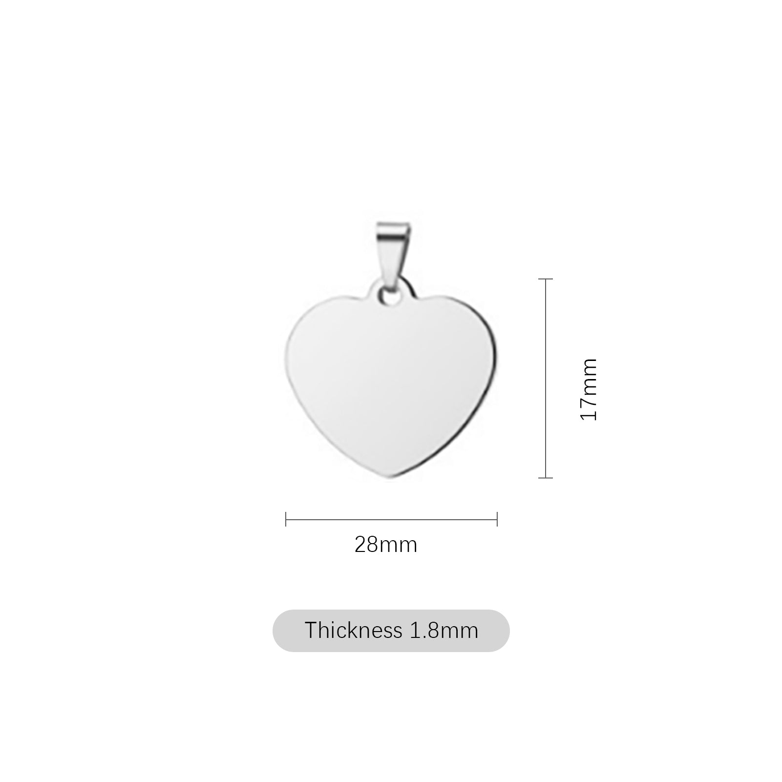 Stainless Steel Pendants (10pcs)