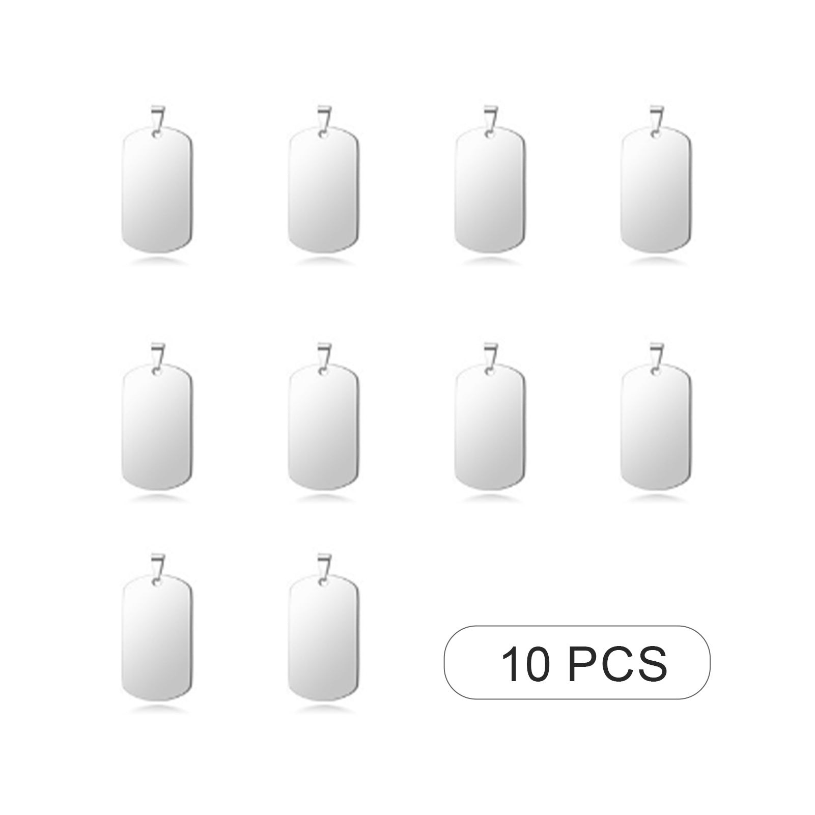 Stainless Steel Pendants (10pcs)
