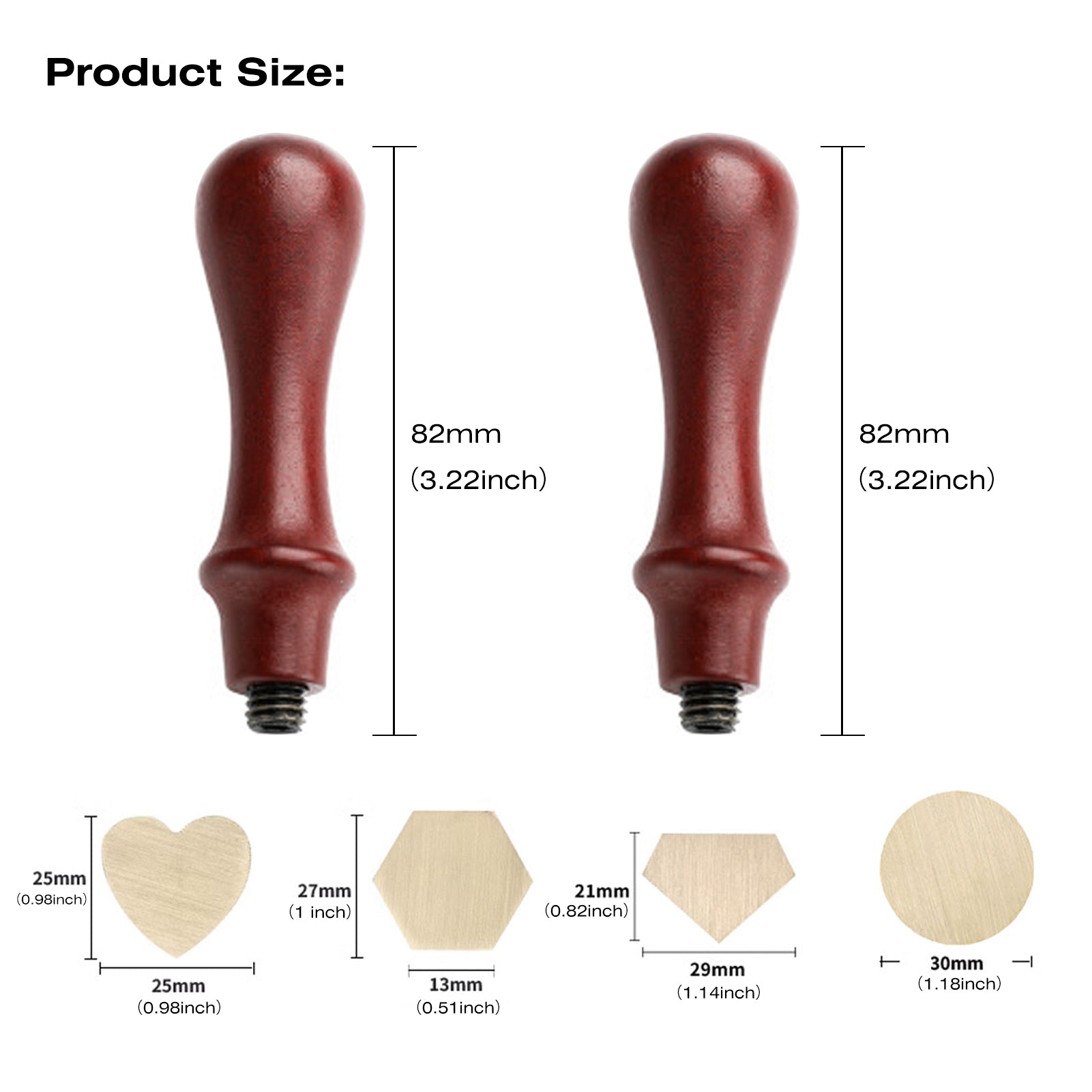 Blank Wax Seal Stamp Kits