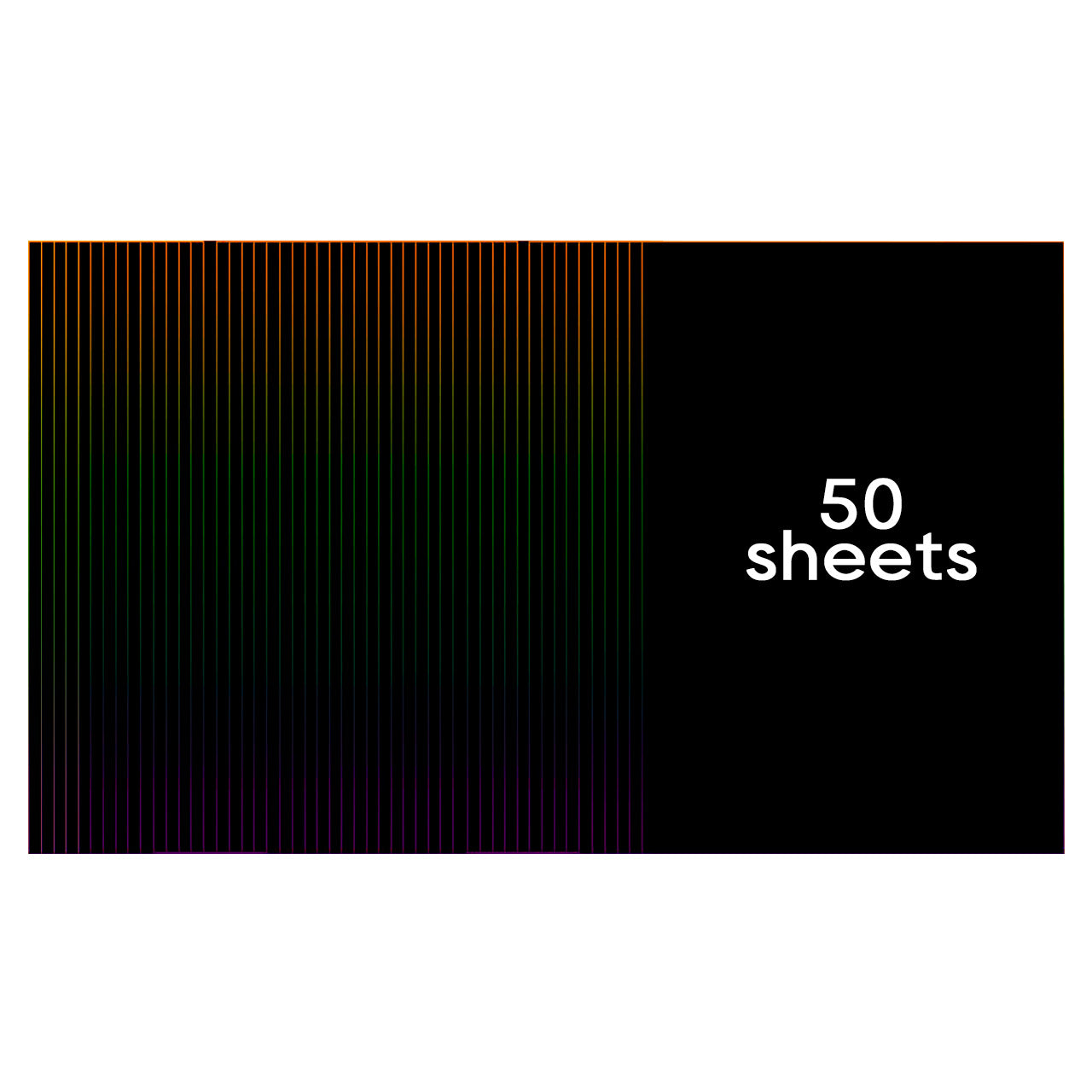 Fluorescent Scratch Paper A4 (50pcs)