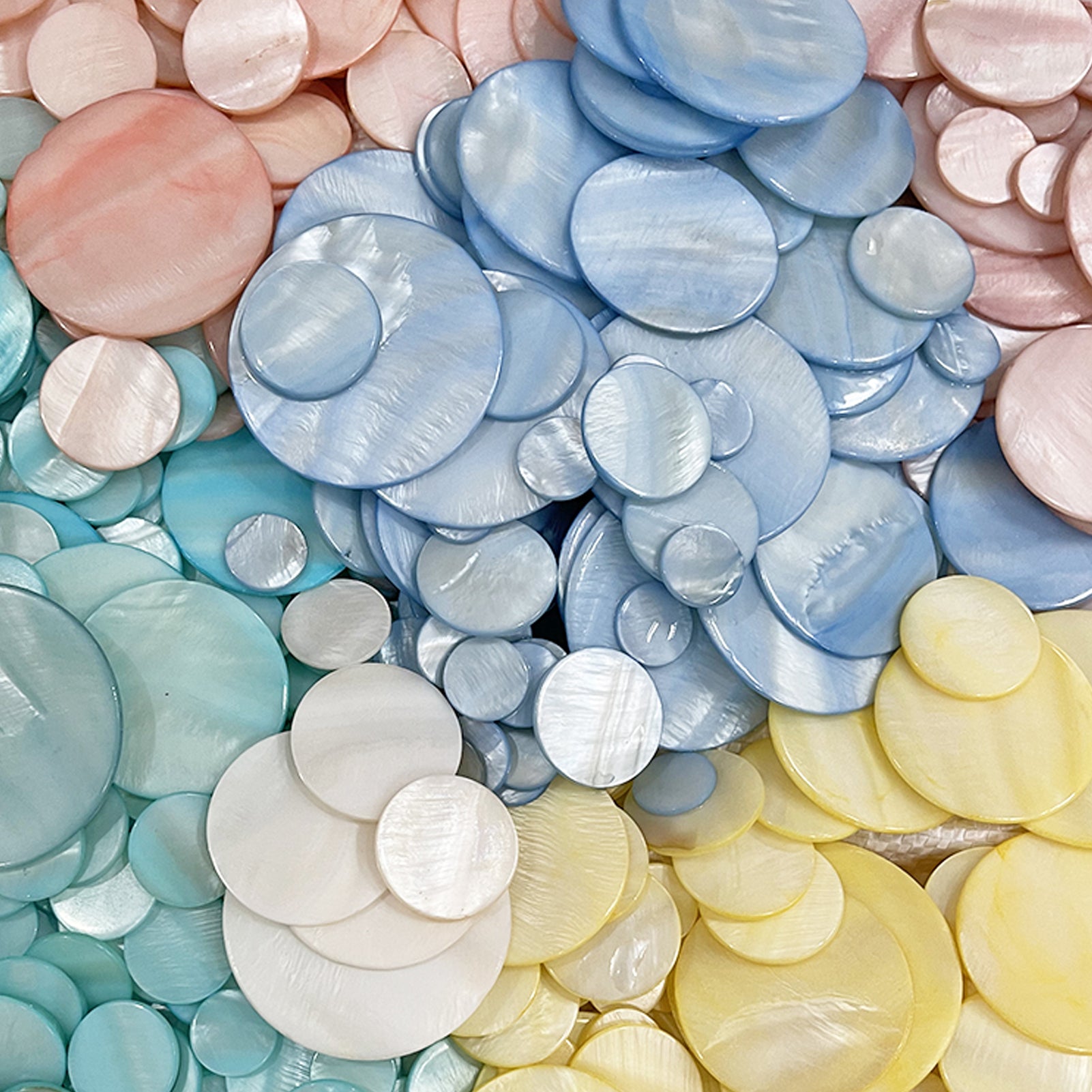 Sample Shell Blank 30mm Blank Natural Shell (30 pcs) – ComMarker