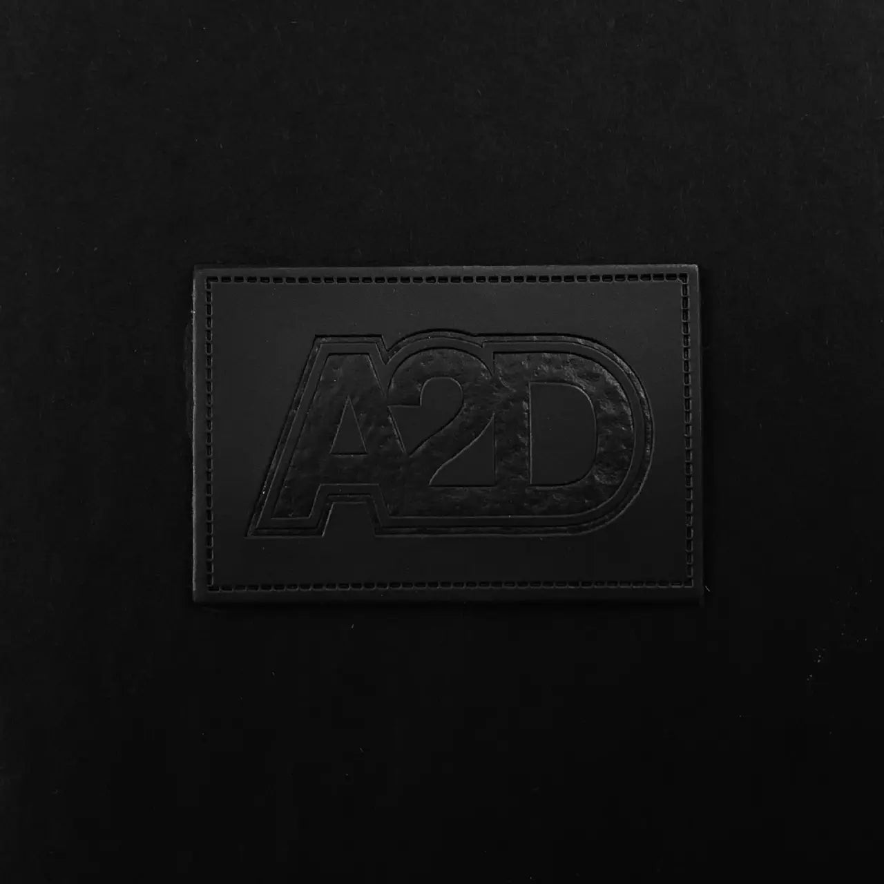 Black Rectangular PU Nameplate (10pcs)
