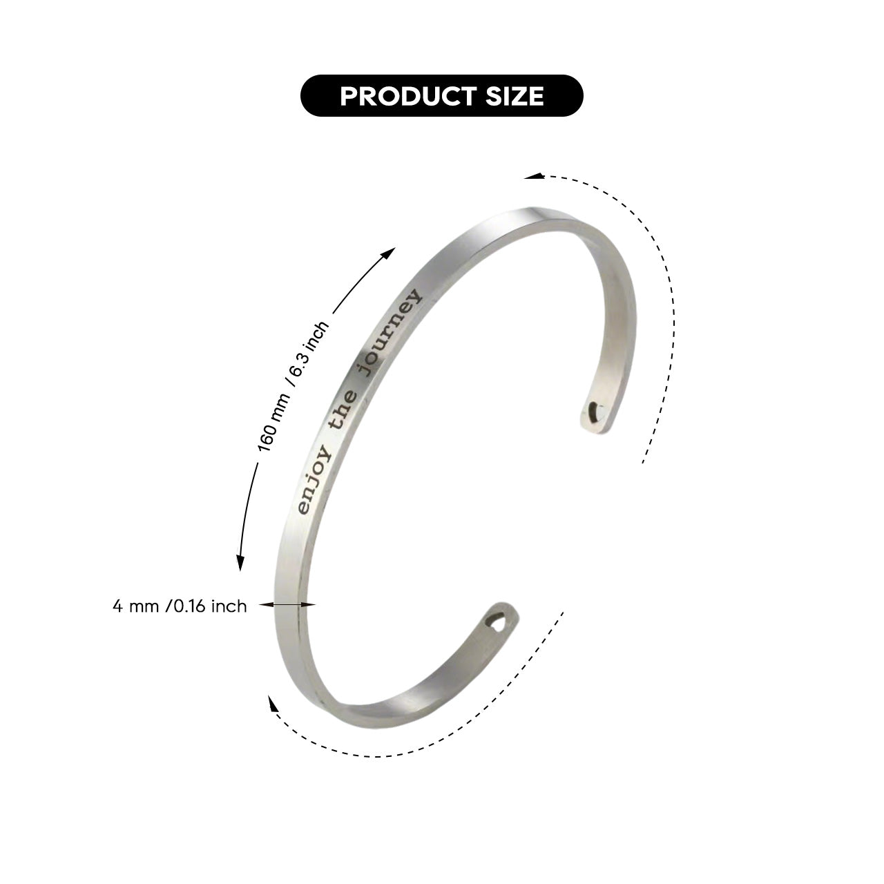 Stainless Steel Bracelet (6pcs)