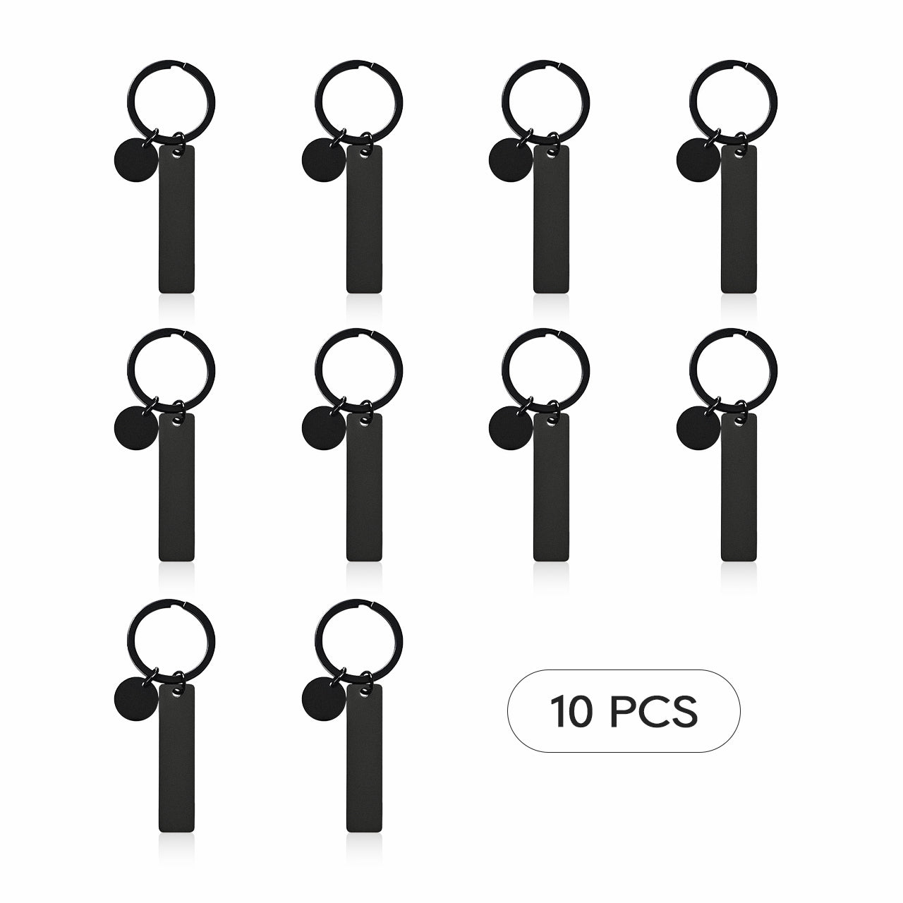 Stainless Steel Keychain (10pcs)