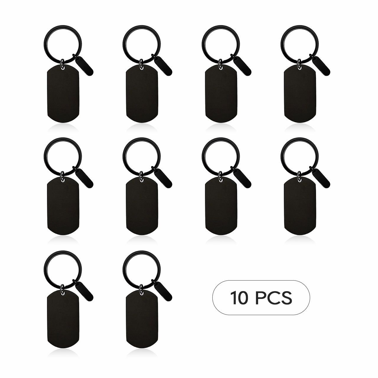Stainless Steel Keychain (10pcs)