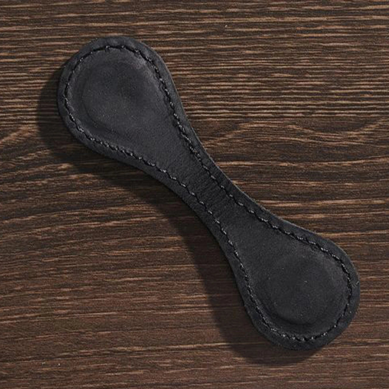 Black Leather Magnetic Bookmark (5pcs)