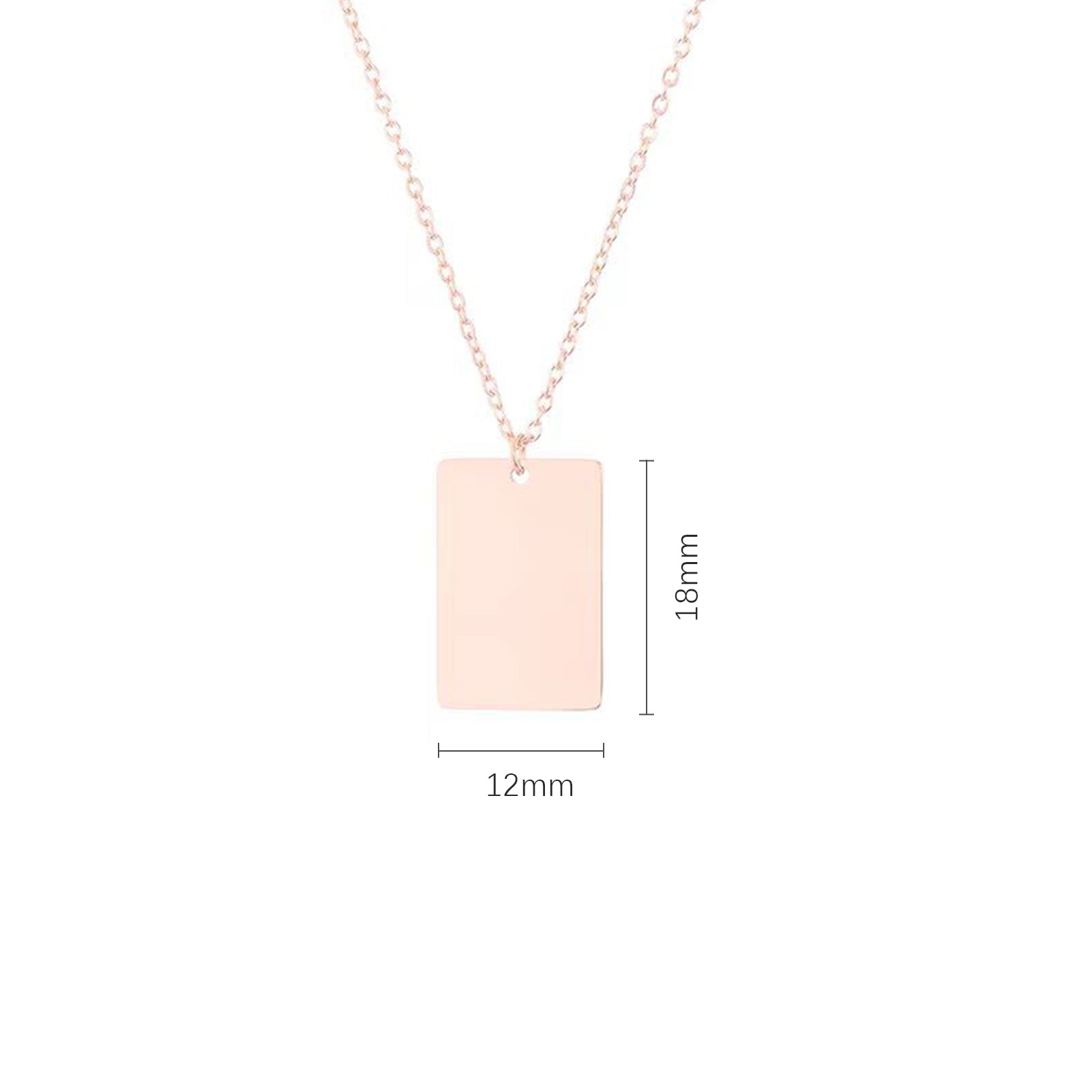 Stainless Steel Envelope Chain (6pcs)