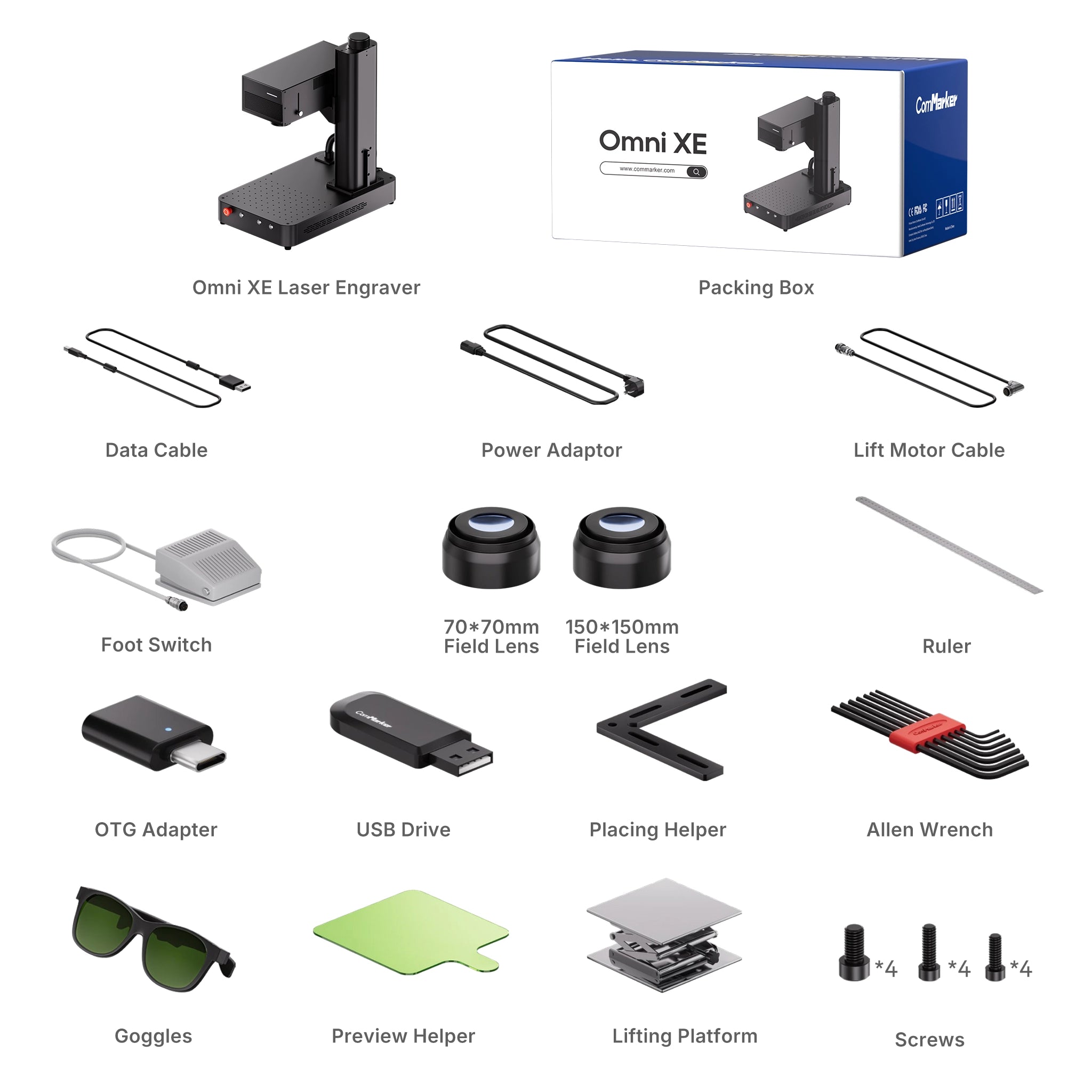 ComMarker Omni XE UV Laser Engraver