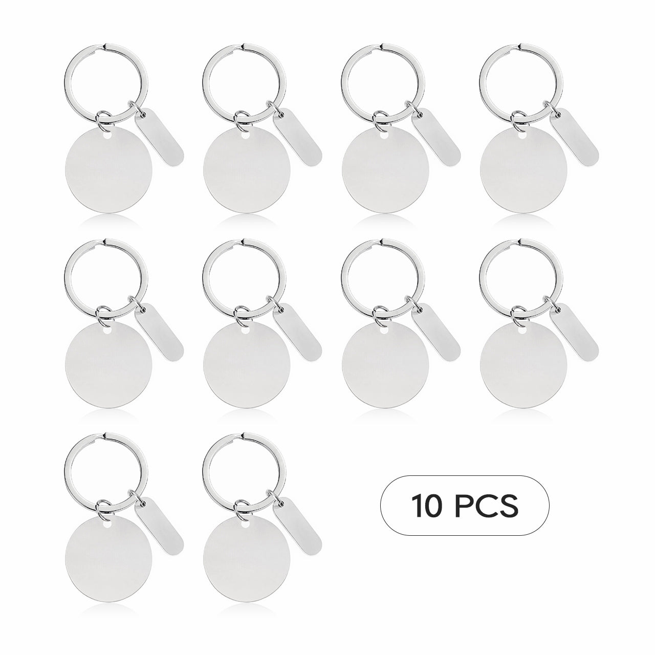 Stainless Steel Keychain (10pcs)