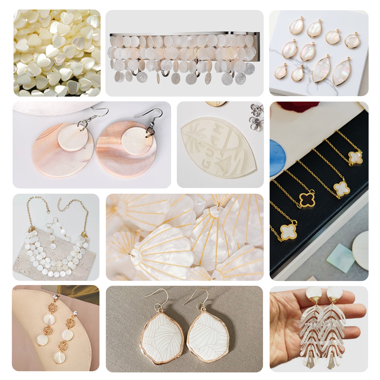 30mm Diameter Blank Natural Shell (30 pcs)