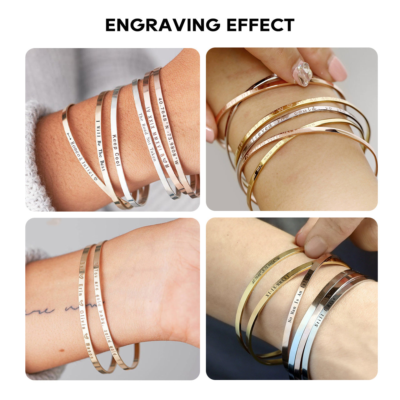 Stainless Steel Bracelet (6pcs)