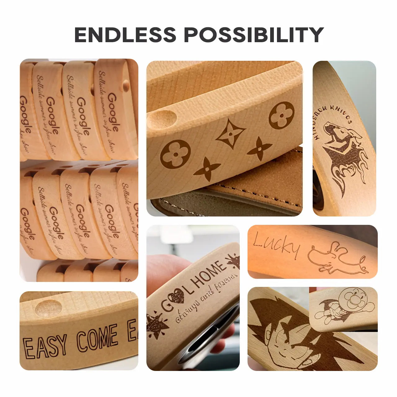 Cheese Shape Wooden Bottle Opener (5pcs)