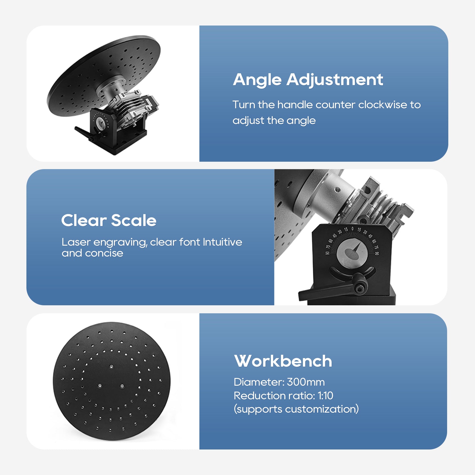 ComMarker D300 Rotary Attachment Set