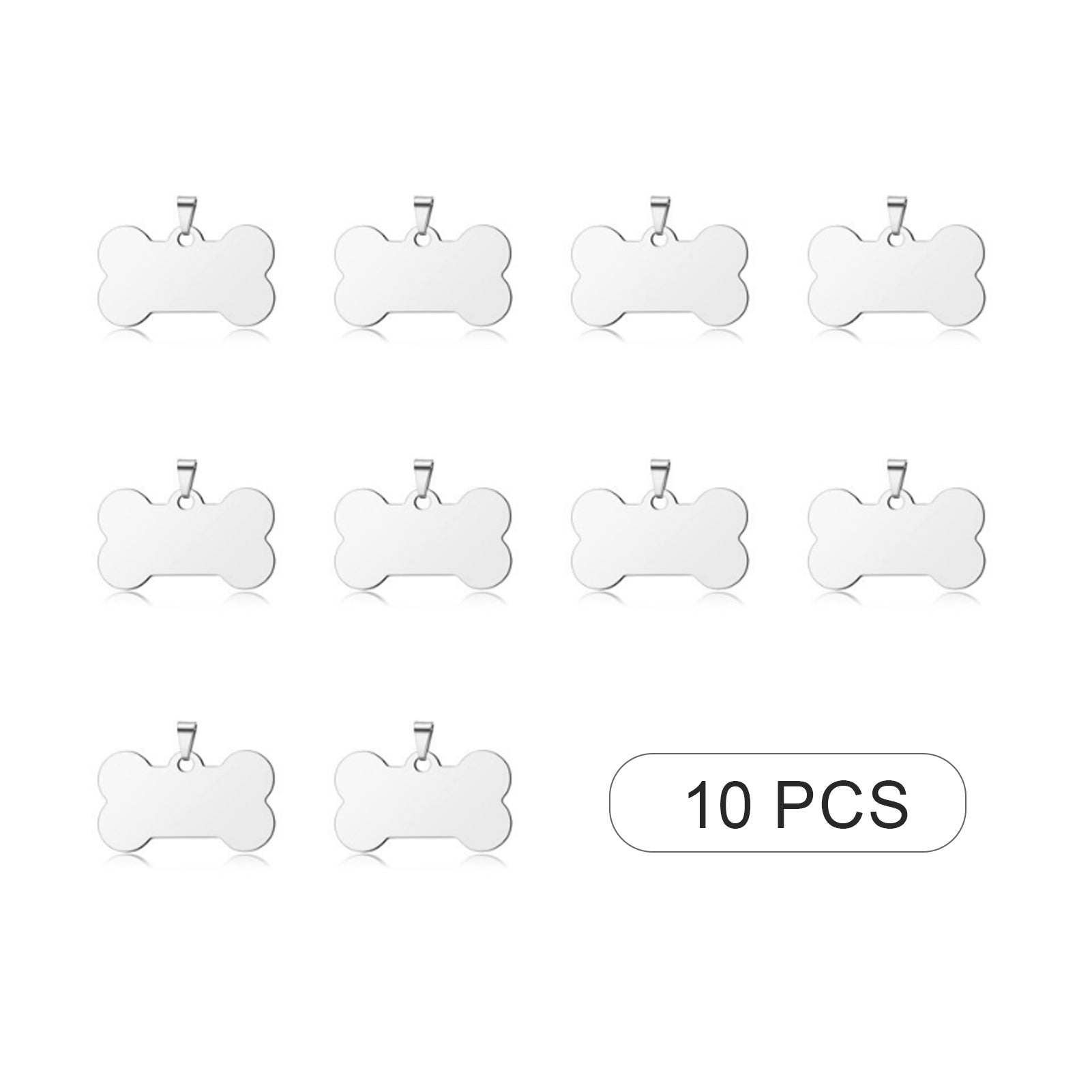 Stainless Steel Pendants (10pcs)