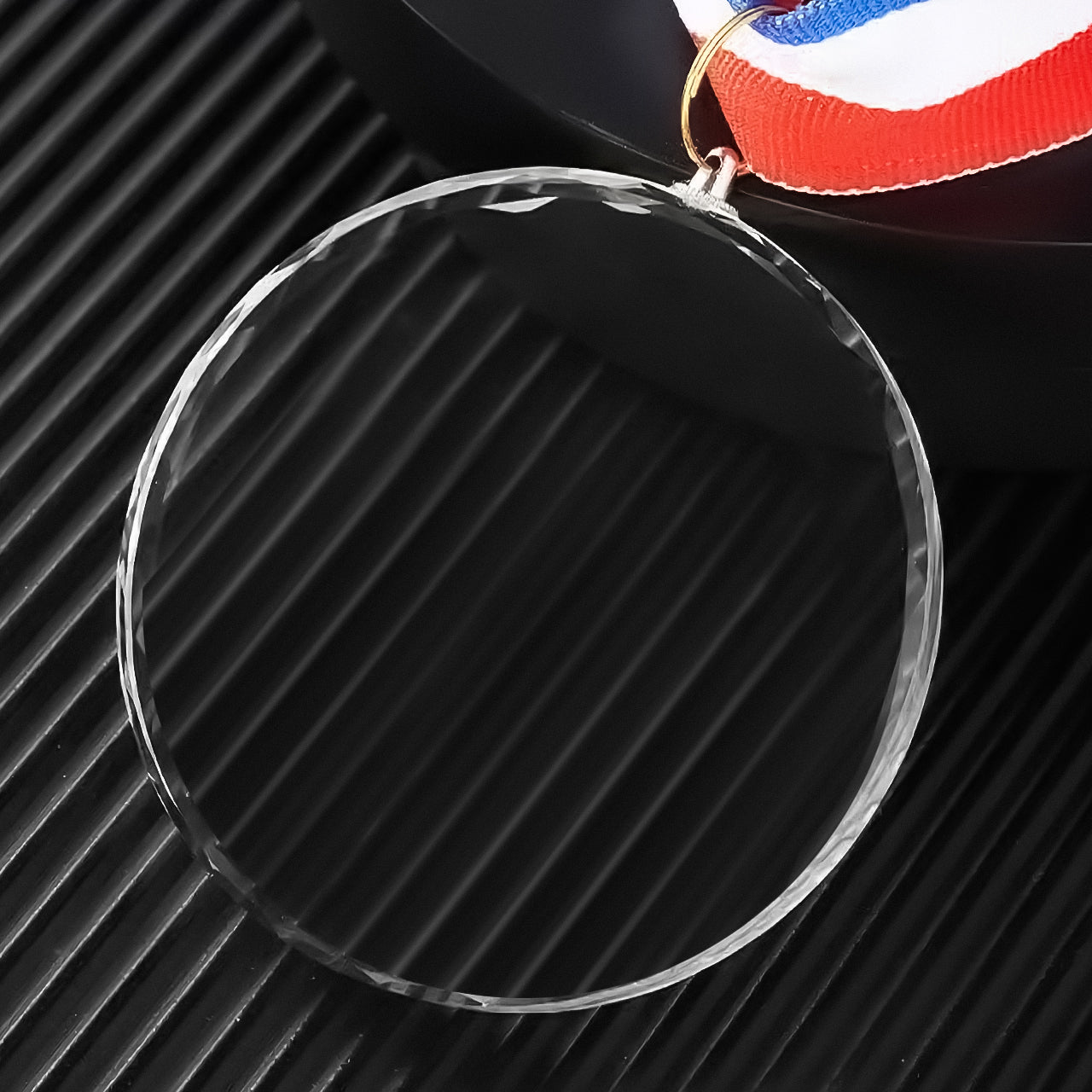 Blank Glass Medal (3pcs)
