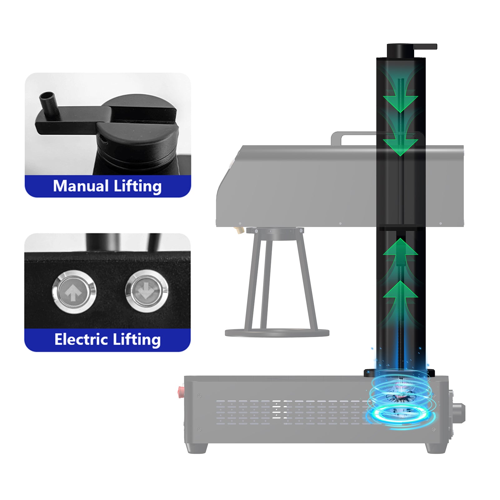 ComMarker Laser Fiber Lift Table For ComMarker B4 / B4 MOPA
