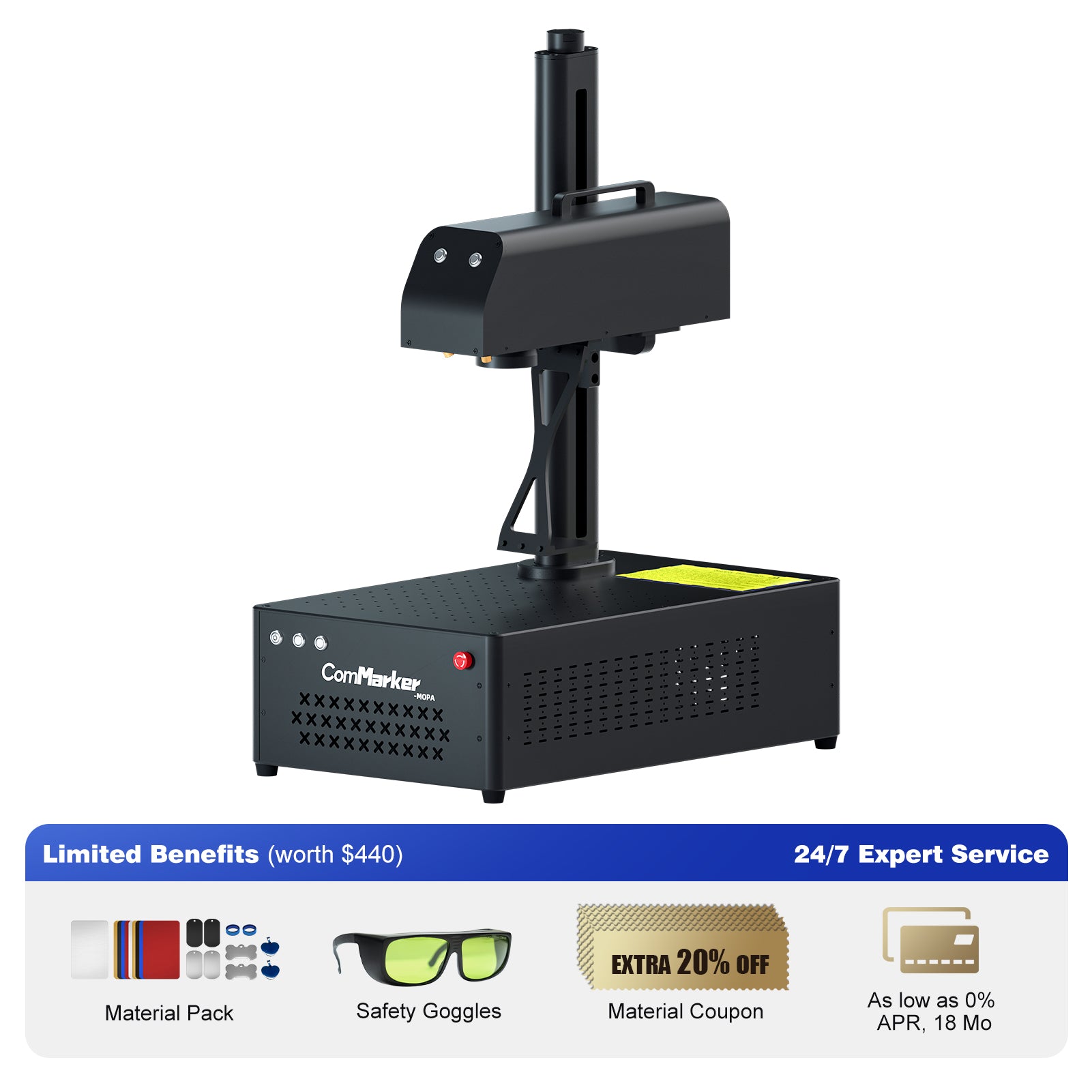 ComMarker B4 JPT MOPA Fiber Laser Engraver